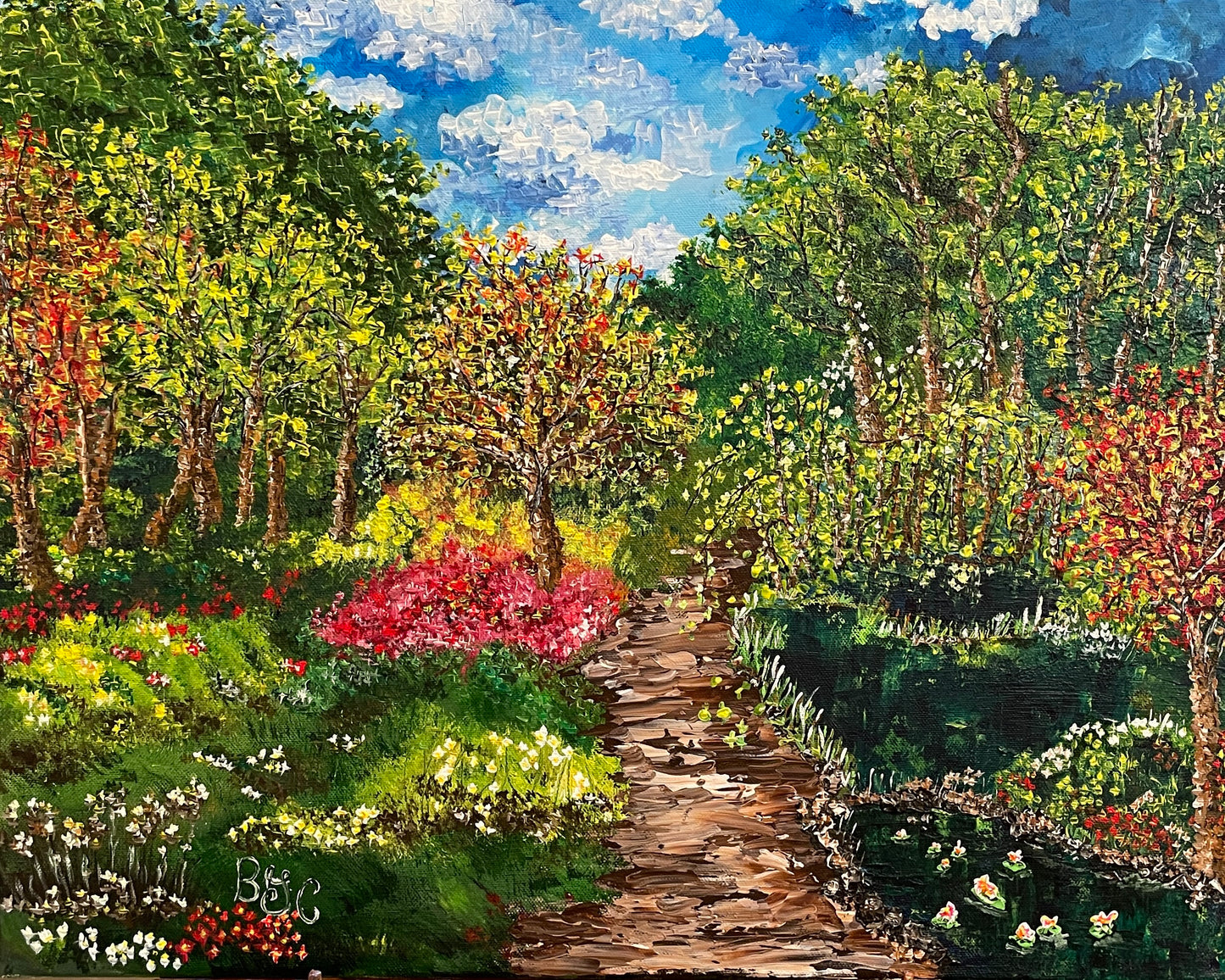 Fairy Tail Trail Original Painting