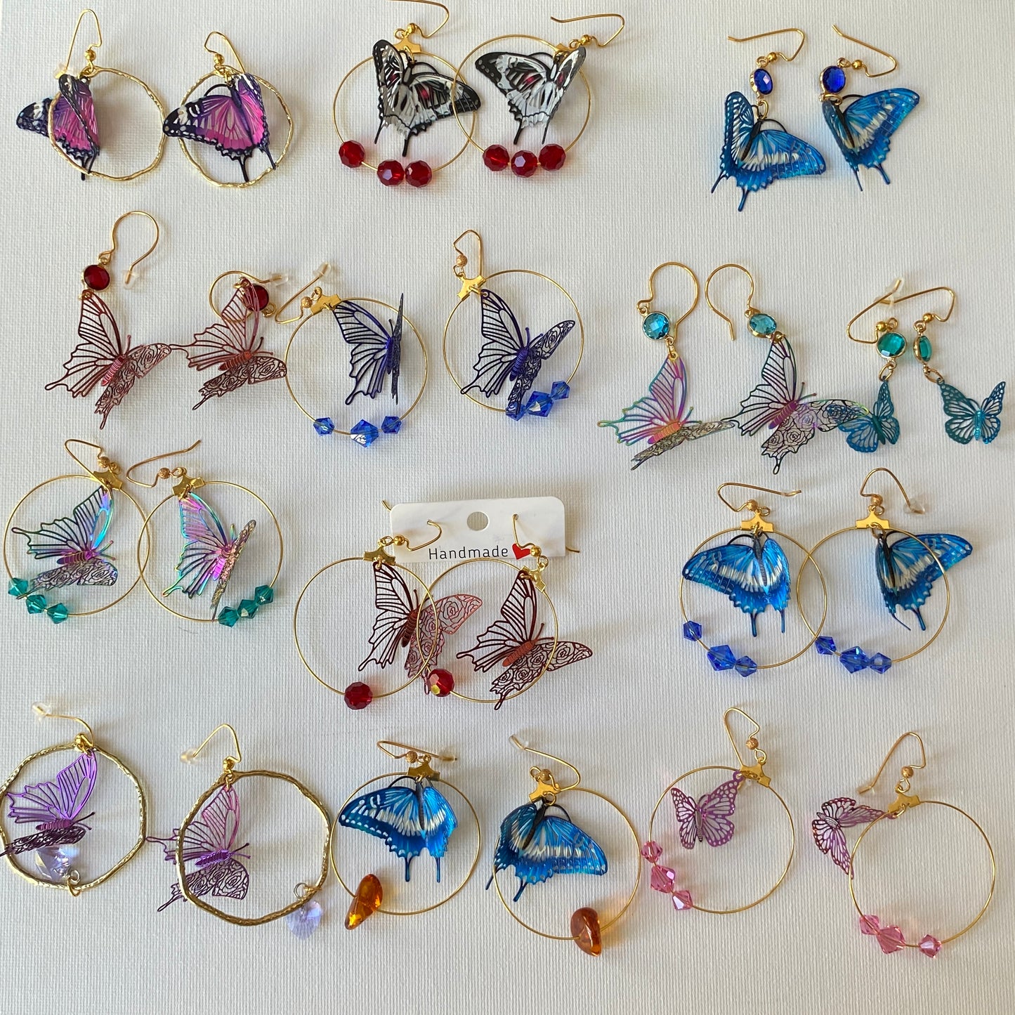 Butterfly Earrings Handmade
