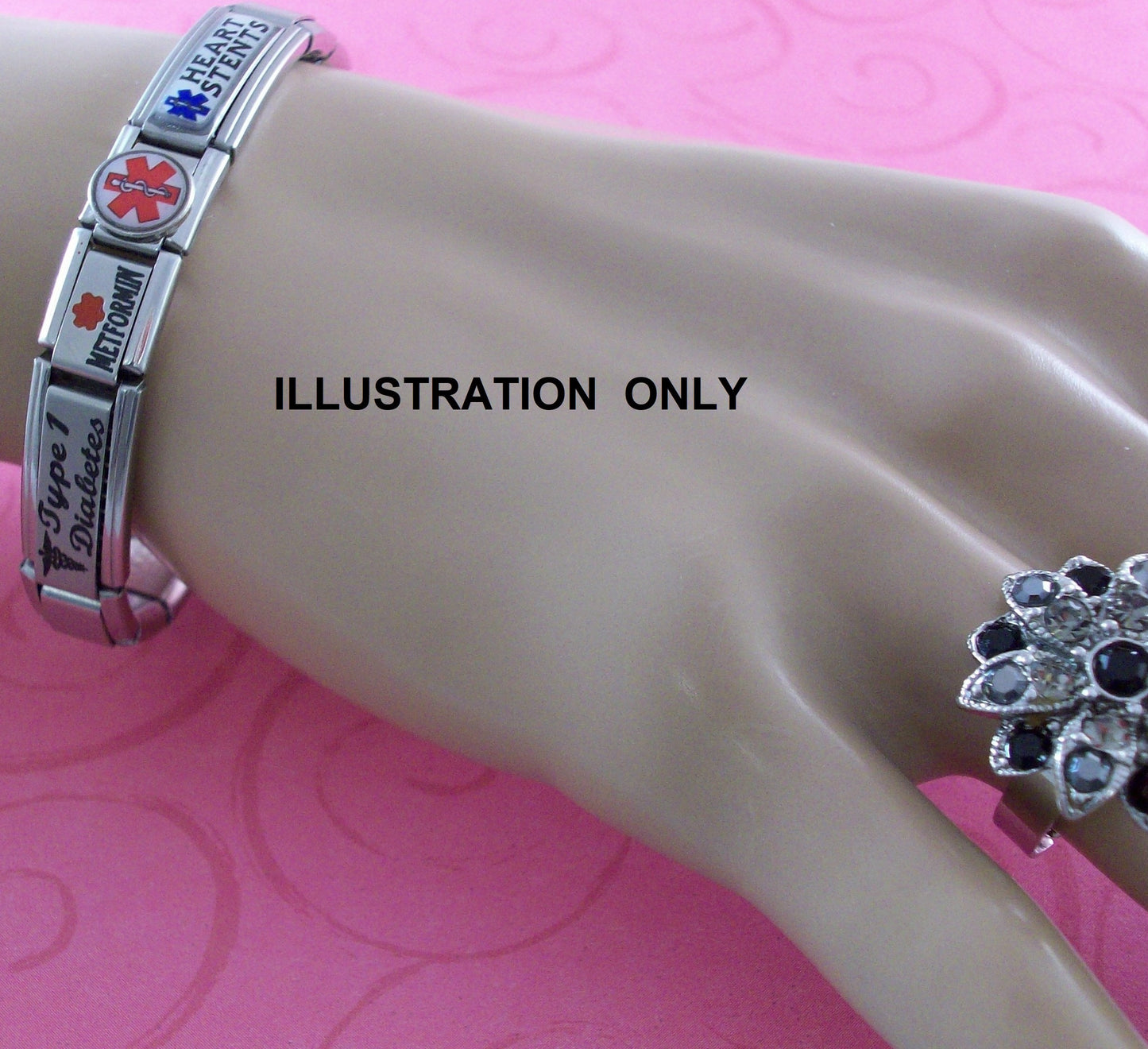 Gadow Jewelry Speak Louder I Can't Hear You Bracelet Italian Charm Style Hearing Impaired