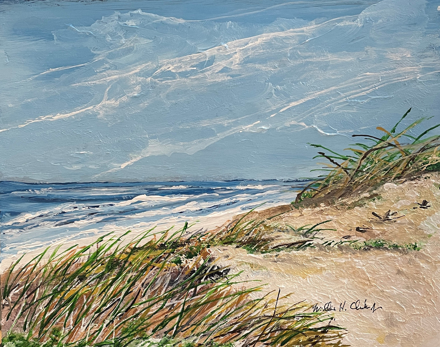 Seagrass at Myrtle Beach South Carolina Original Painting