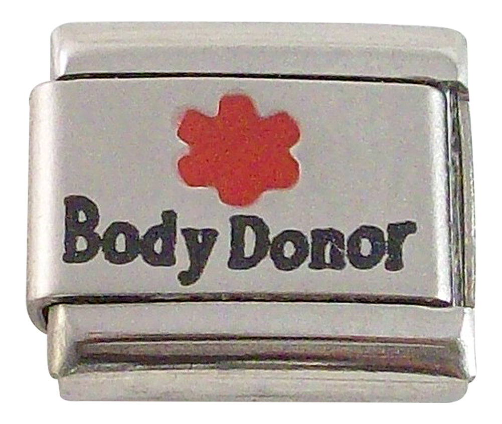 Gadow Jewelry Body Donor Italian Charm for Bracelet