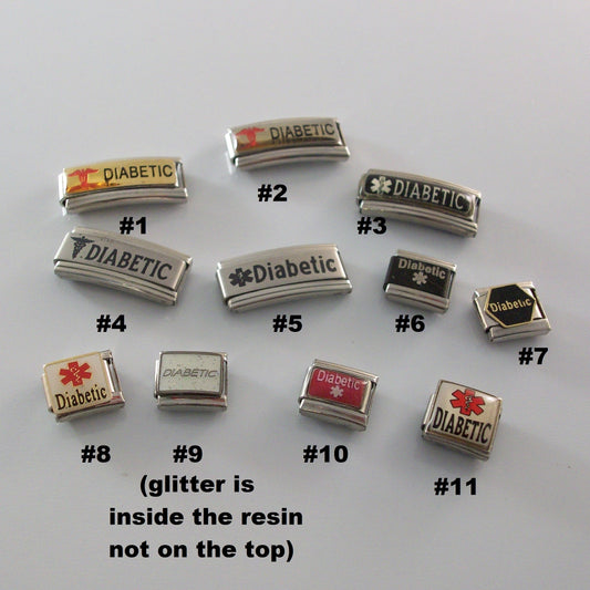 Ailment Charms Diabetic Diabetes Medical by Gadow Jewelry