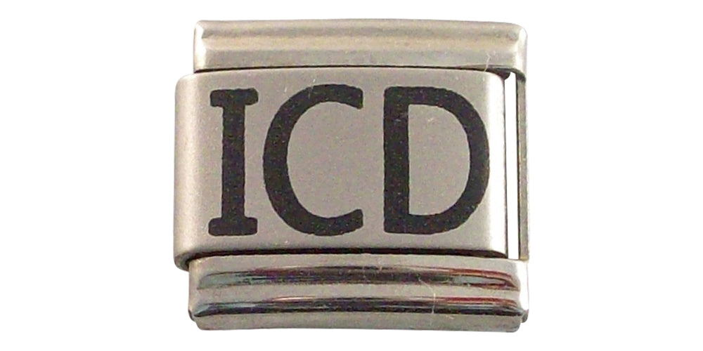 Gadow Jewelry ICD Charm for Italian Charm Bracelet Implantable Cardioverter Defibrillator