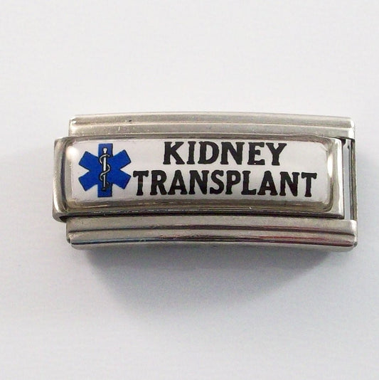 Kidney Transplant Medical Italian Charm for Bracelet by Gadow Jewelry