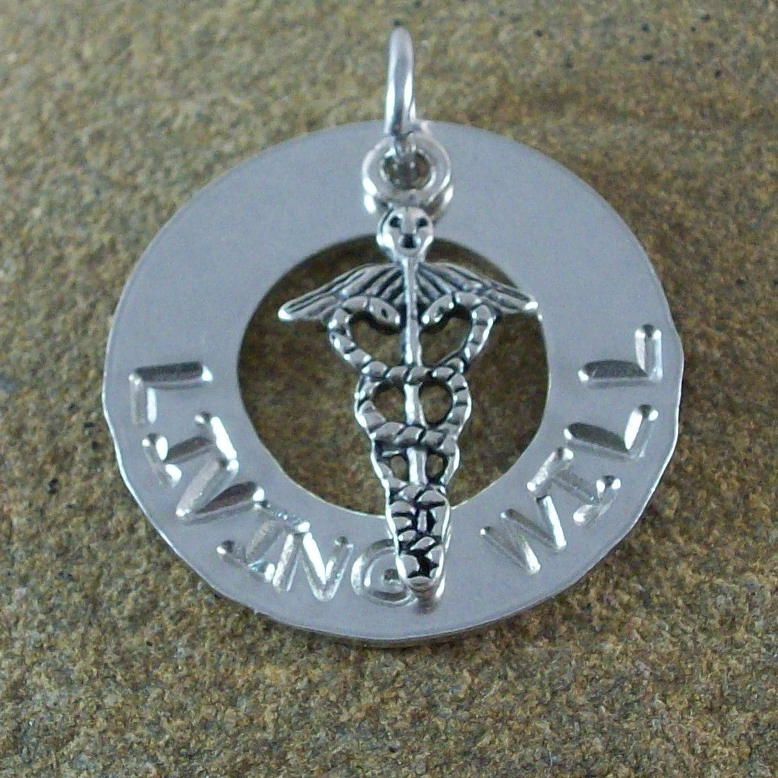 Living Will Dangle Charm for Bracelet or Necklace Medical Alert Gadow Jewelry