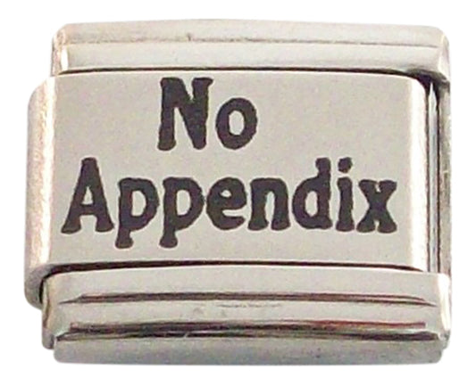 Gadow Jewelry No Appendix Charm for Italian Charm Bracelet