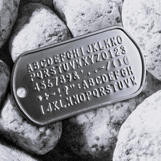 Gadow Jewelry Personalized Military Dog Tag Necklace
