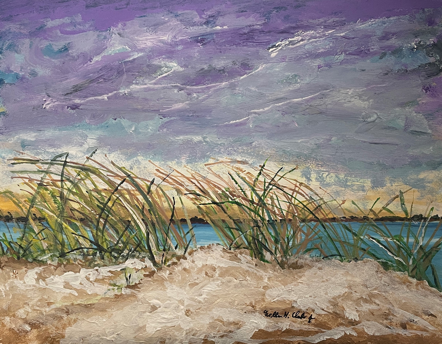 Seagrass at Edisto Island South Carolina Original Painting